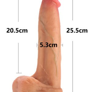 Liquid Silicone Dual Hardness Sex Toys 10inch Dildo for Women